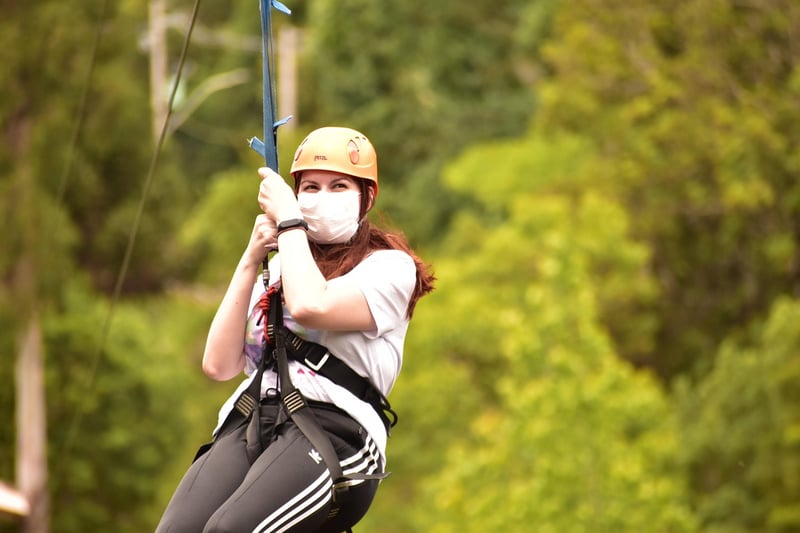 Zip Lining in Nature
